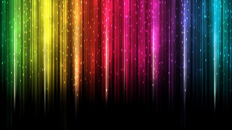 colorful light streaks background