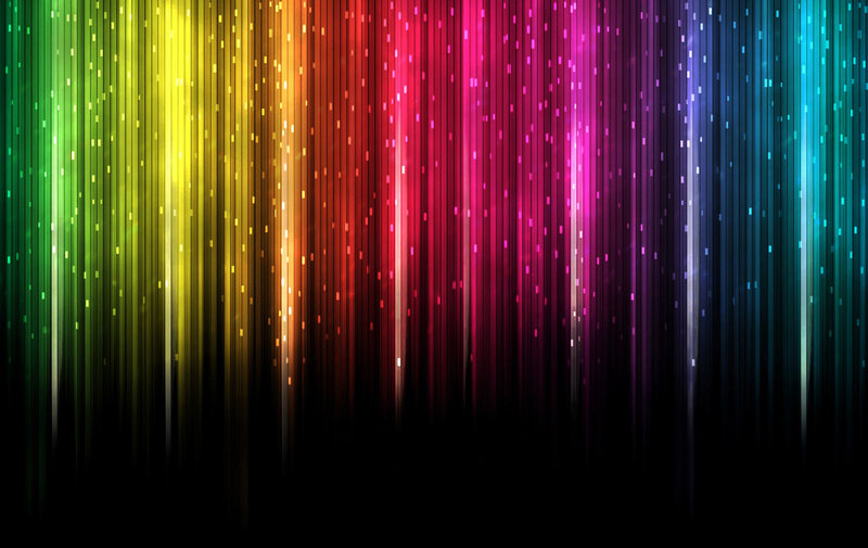 colorful light streaks background