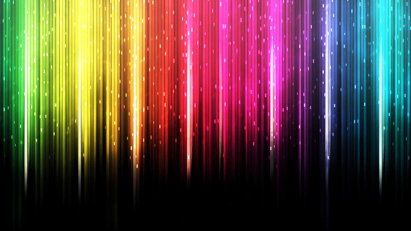 colorful light streaks background