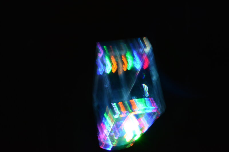 Colorful Light Streaks — Blue, Abstract