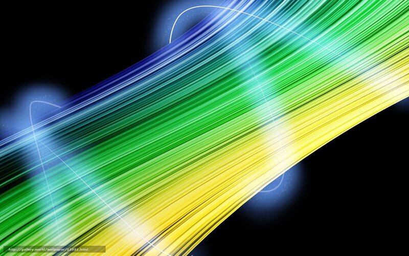 Colorful Light Streaks — Green, Dynamic, Abstract