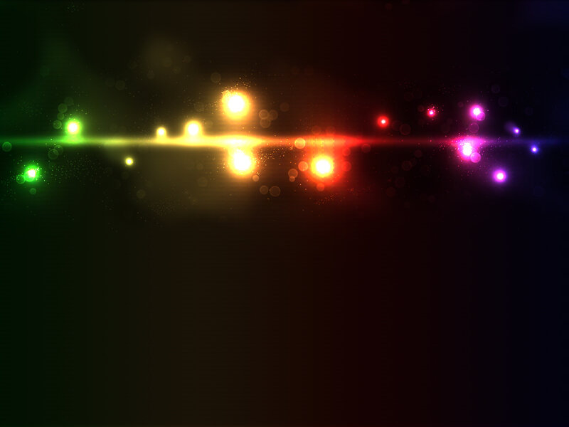Colorful Light Streaks — Green, Dynamic, Night, Abstract, Lights