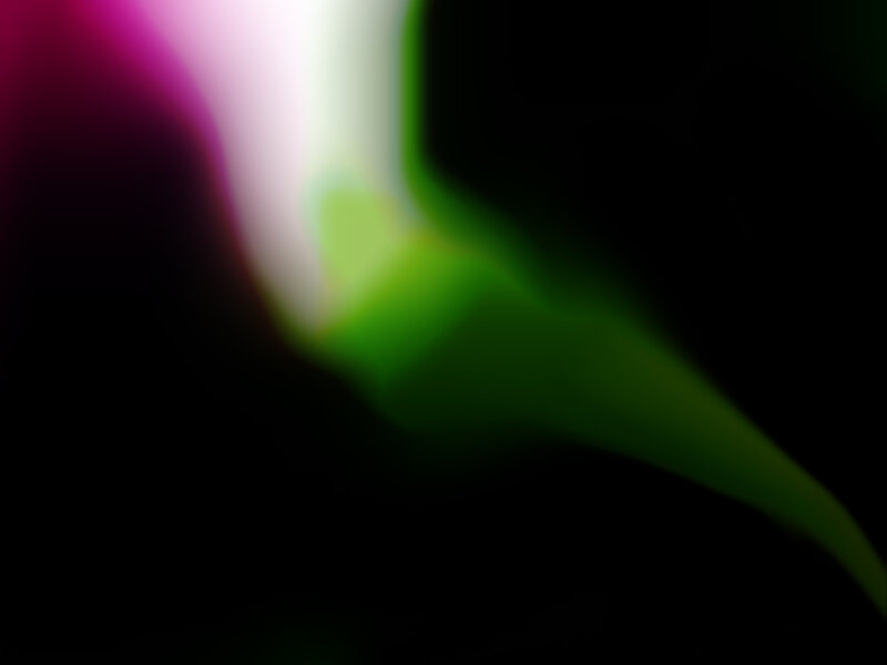 Colorful Light Streaks — Green, Ethereal