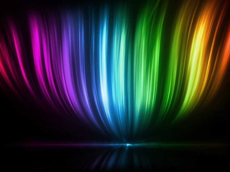 Colorful Light Streaks — Purple, Dynamic, Abstract, Dark Background
