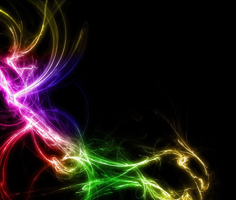 Colorful Light Streaks — Purple, Dynamic, Abstract, Energy