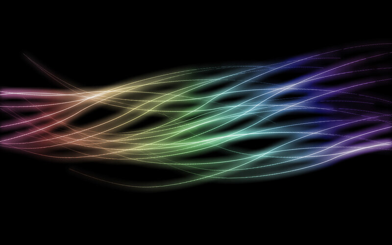 Colorful Light Streaks — Purple, Dynamic, Abstract, Lines, Motion