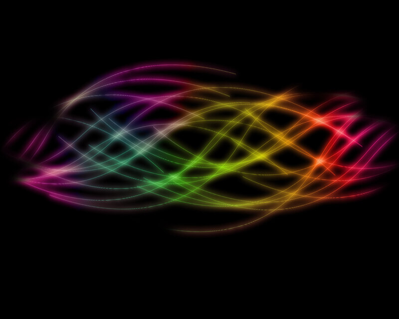 Colorful Light Streaks — Purple, Dynamic, Abstract, Lines