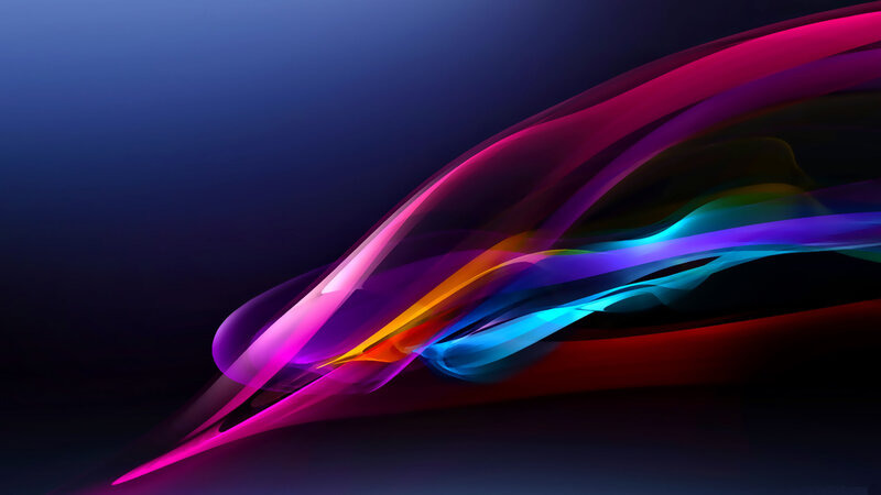 Colorful Light Streaks — Purple, Dynamic, Abstract, Motion