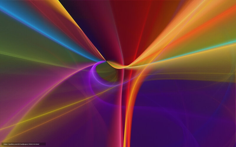 Colorful Light Streaks — Purple, Dynamic, Abstract, Tunnel, Rays