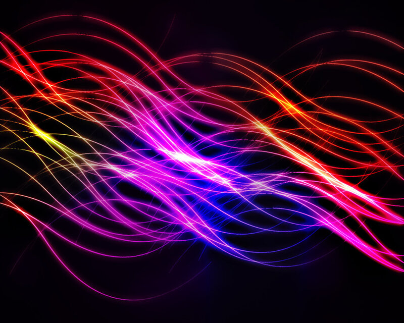 Colorful Light Streaks — Purple, Dynamic