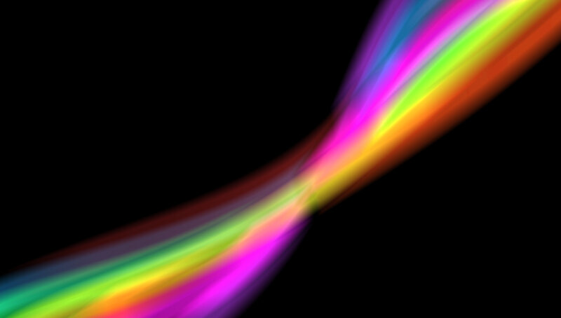Colorful Light Streaks — Rainbow