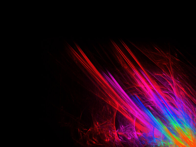 Colorful Light Streaks — Red, Dynamic, Abstract, Lines, Fractal