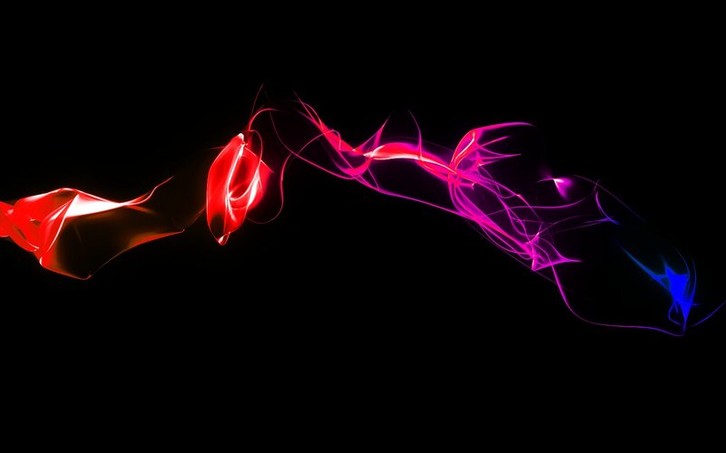 Colorful Light Streaks — Red, Dynamic, Abstract, Smoke