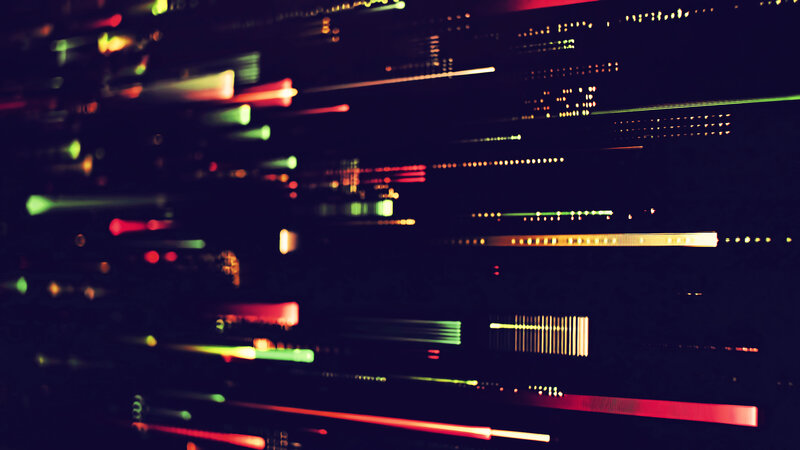 Colorful Light Streaks — Red, Dynamic, Night
