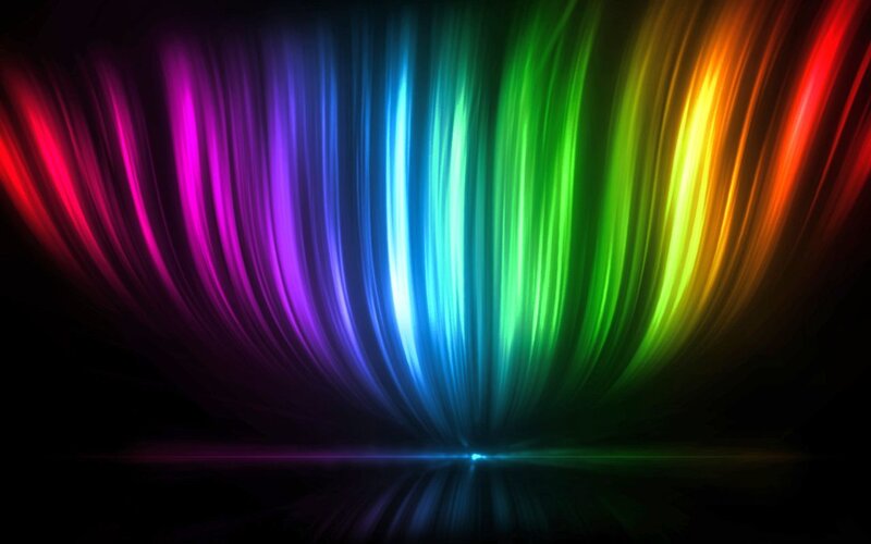 Colorful Light Streaks — Red, Dynamic