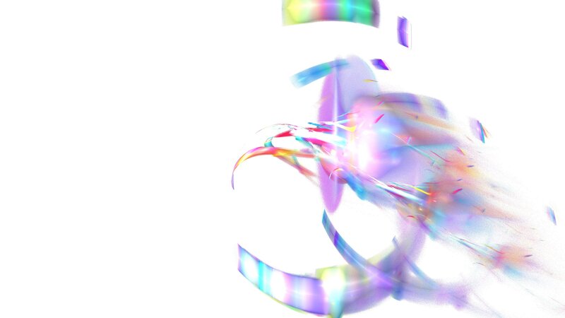 Colorful Light Streaks — White, Dynamic, Abstract, Motion Blur, Glow