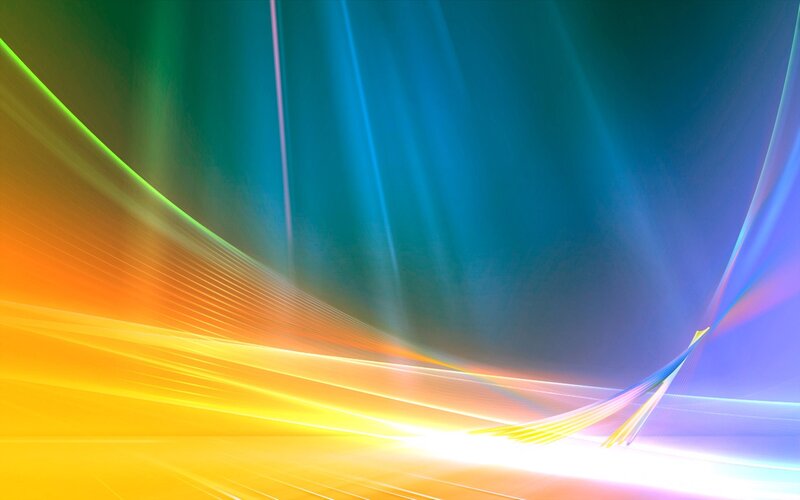 Colorful Light Streaks — Yellow, Dynamic, Abstract, Curves