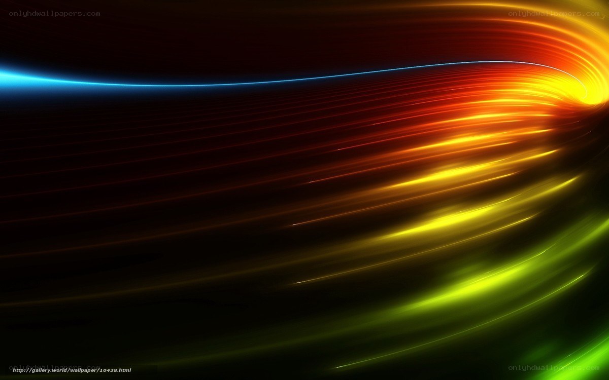 colorful light streaks