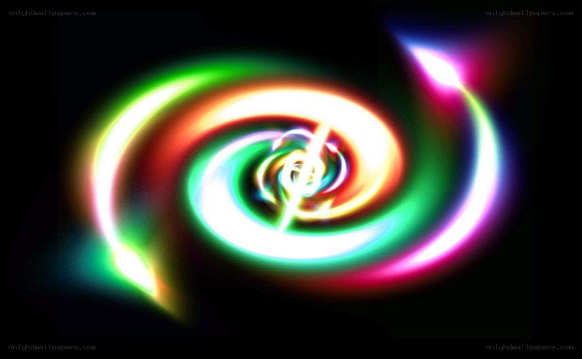 colorful light swirl