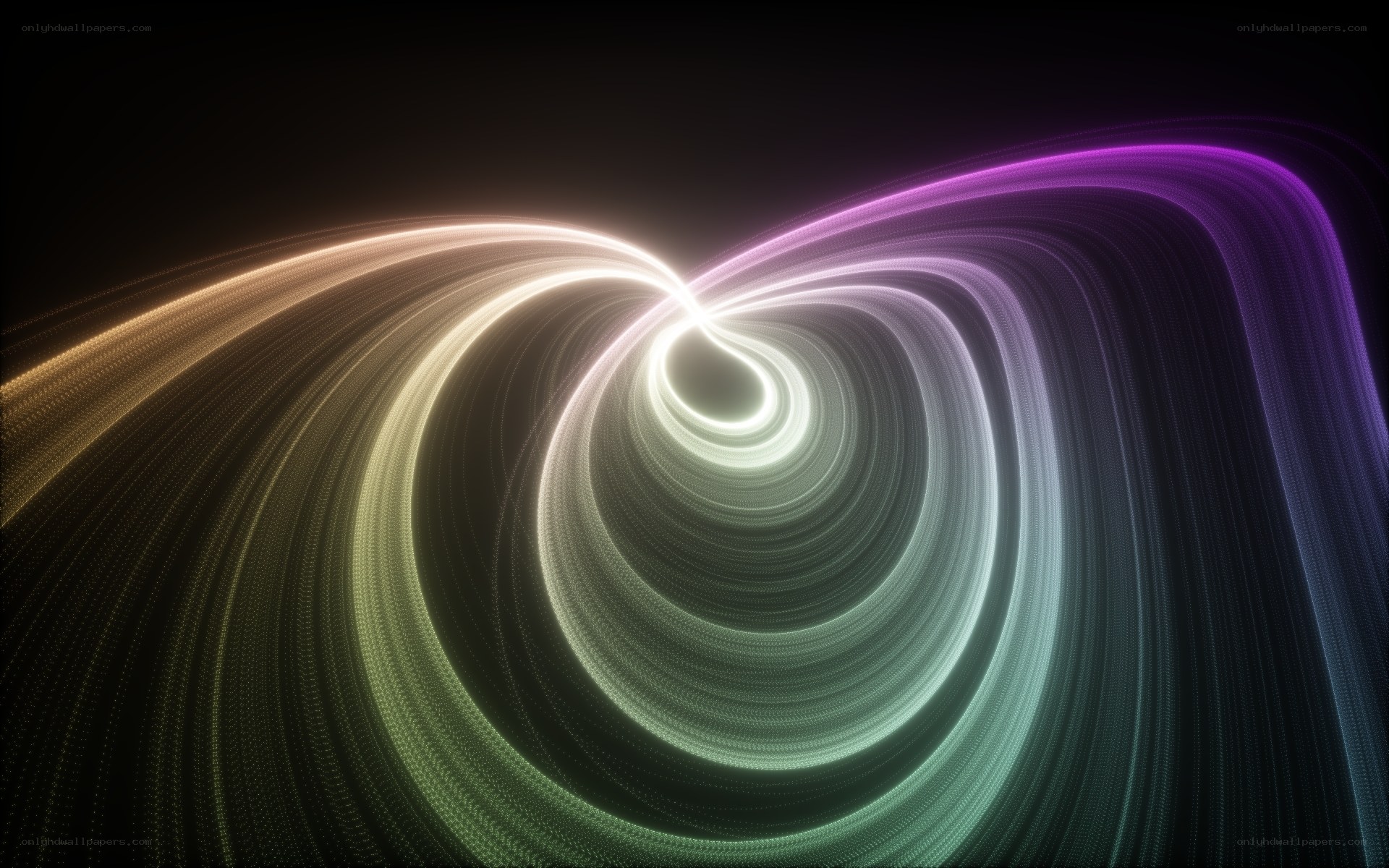 Colorful light swirl
