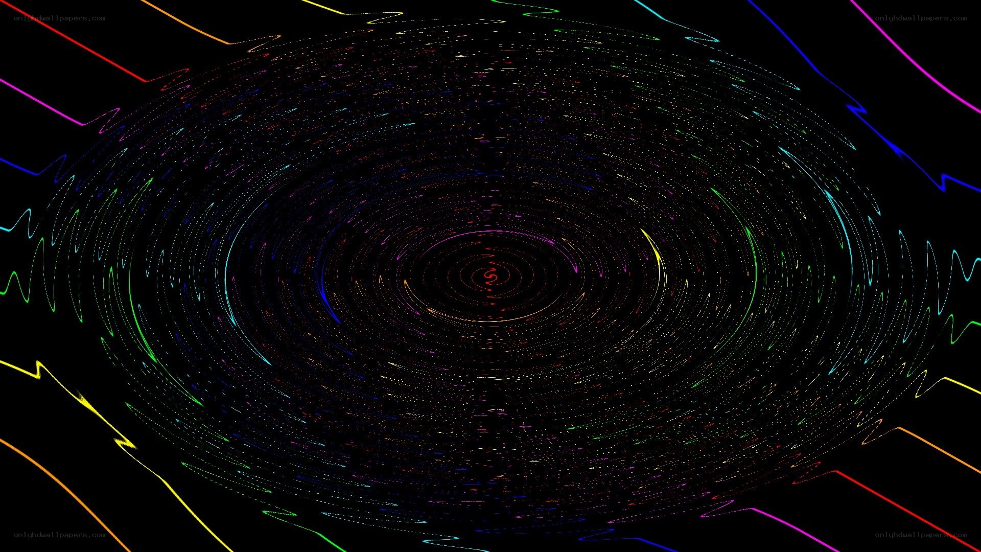 colorful light swirl animation