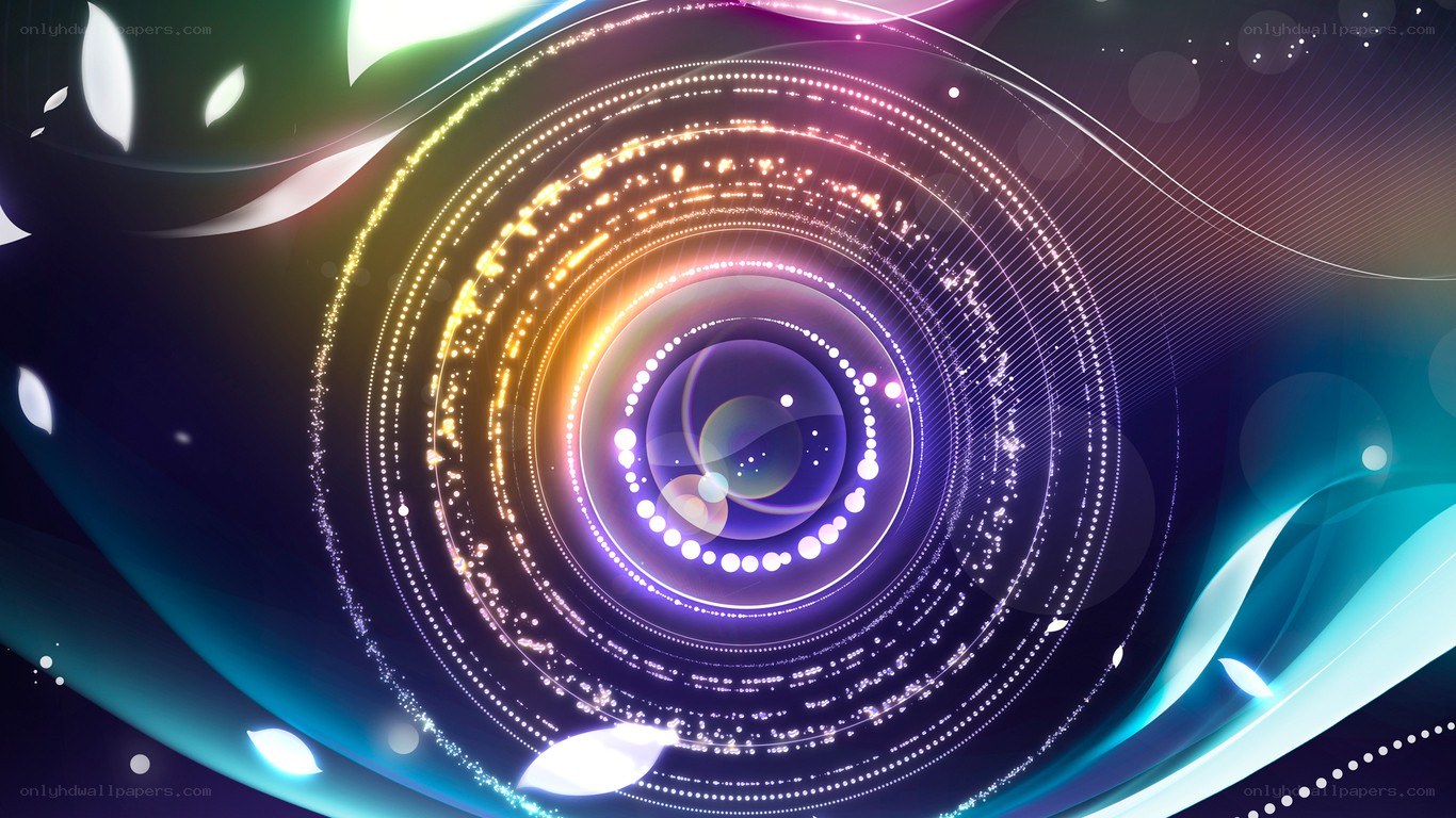 colorful light swirl animation
