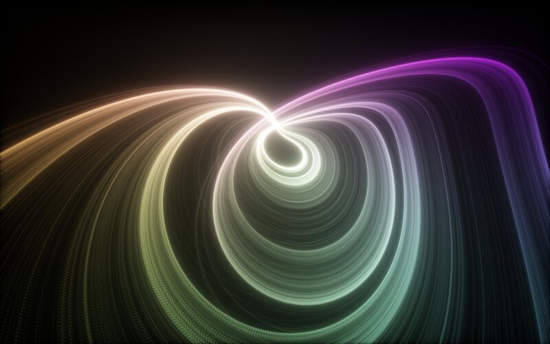 Colorful Light Swirl — Purple, Dynamic