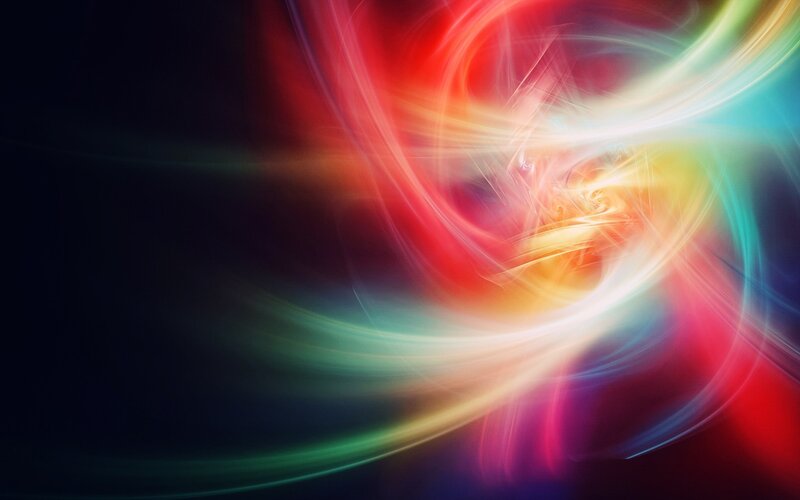 Colorful Light Swirl — Red, Dynamic, Abstract, Colors