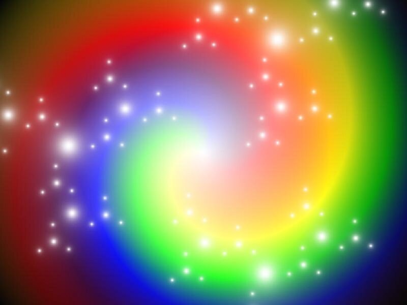 Colorful Light Swirl — Red, Vibrant