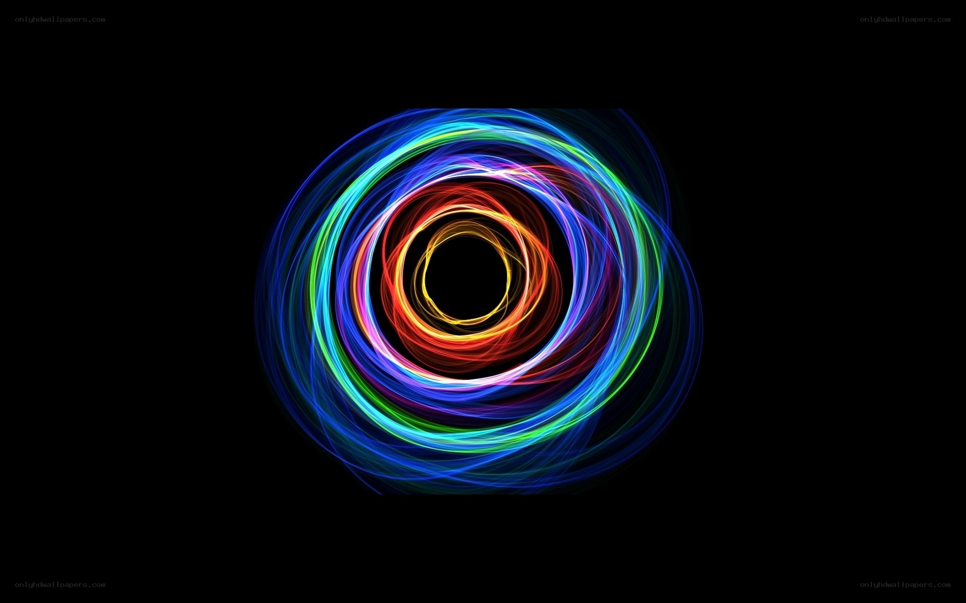 colorful light swirl