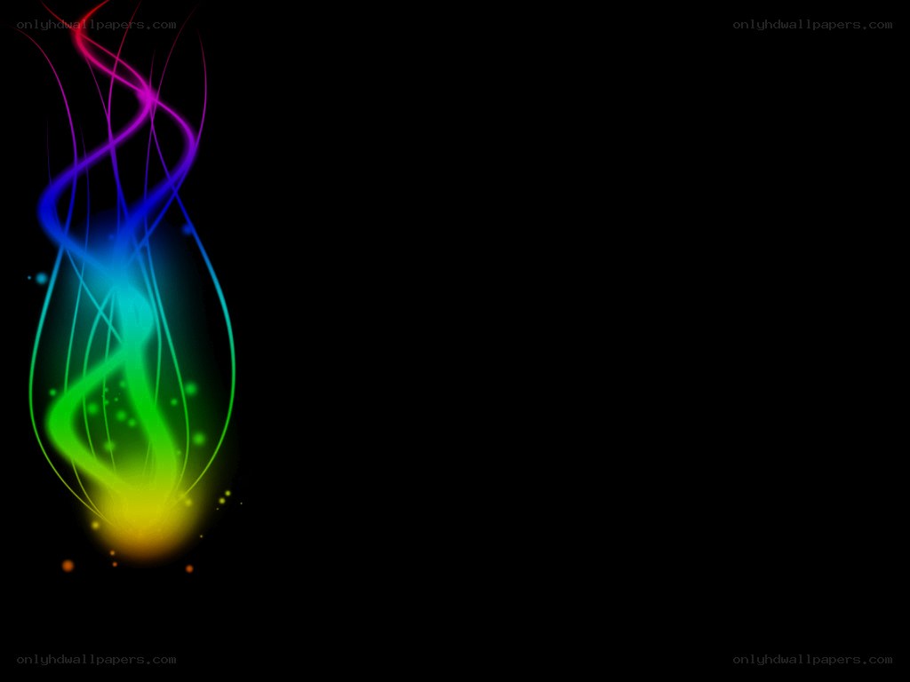 colorful light swirls
