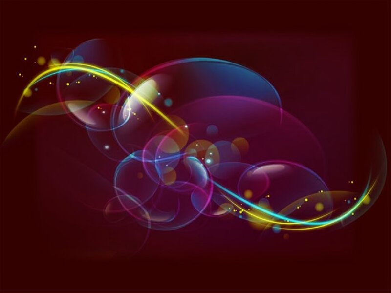 Colorful Light Swirls — Purple