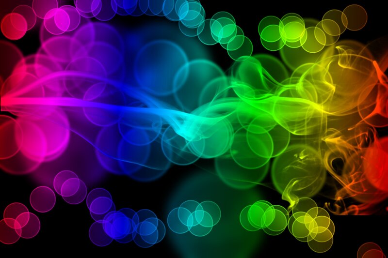 Colorful Light Swirls — Purple, Vibrant