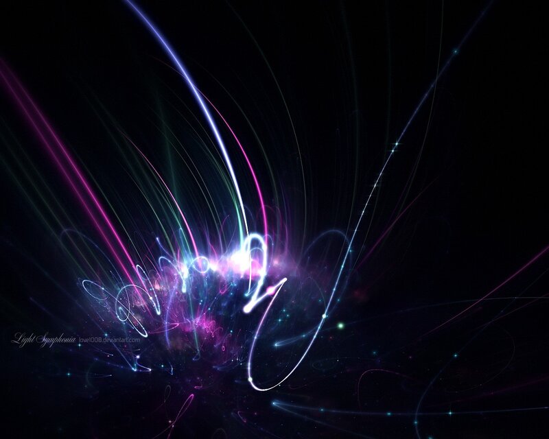 Colorful light symphony