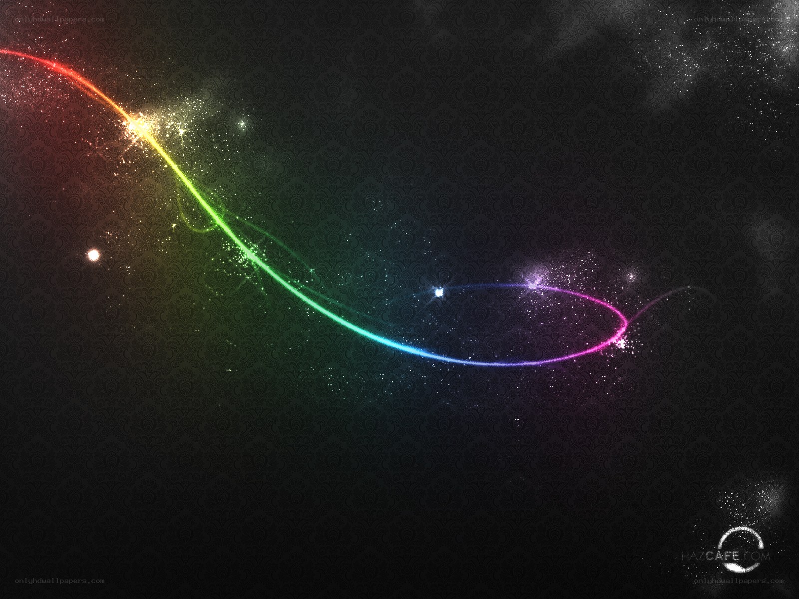 colorful light trail animation