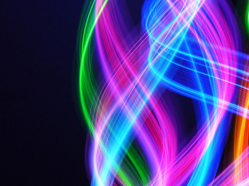 Colorful Light Trails — Dynamic
