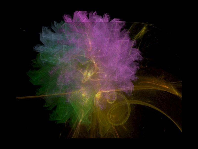 Colorful Light Trails — Purple, Dynamic, Abstract