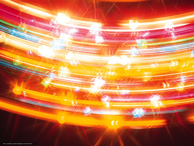 Colorful Light Trails — Red, Dynamic, Night, Photograph