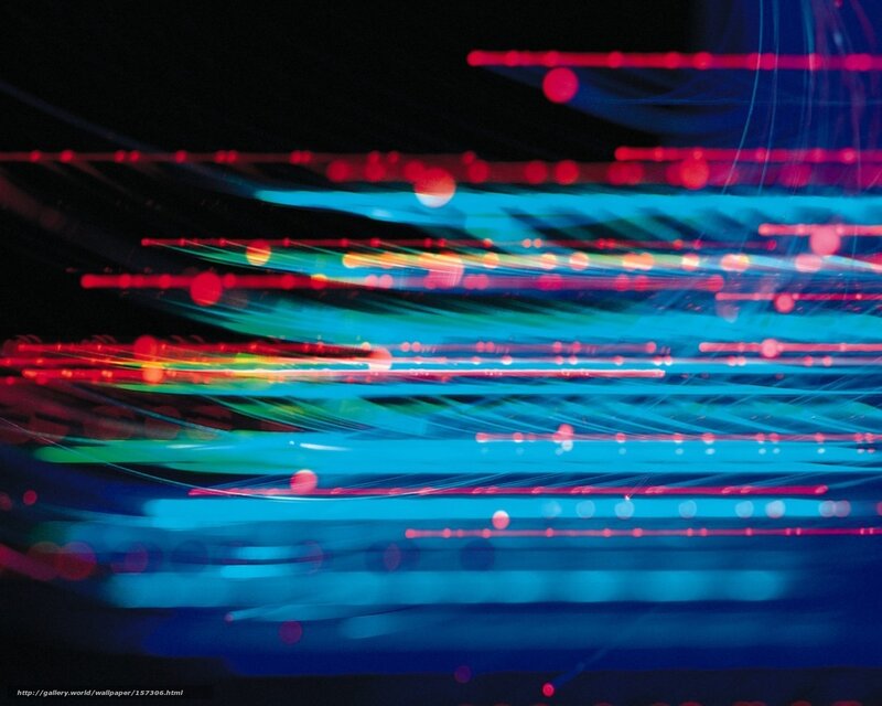 Colorful light trails