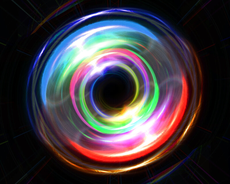 Colorful light vortex