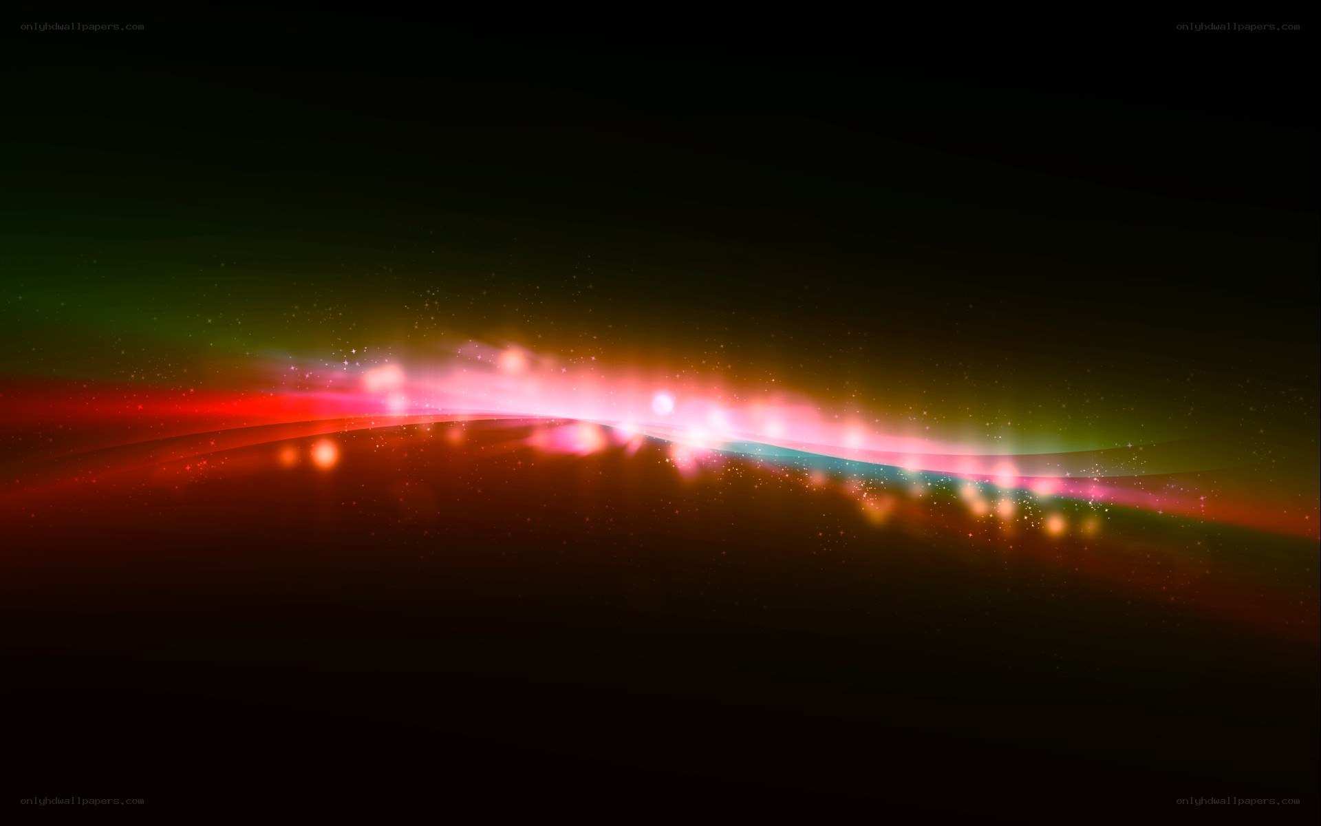 colorful light wave abstract