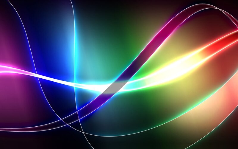 colorful light wave abstract