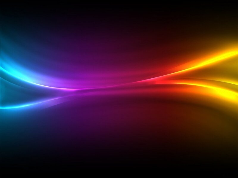 Colorful light wave abstract