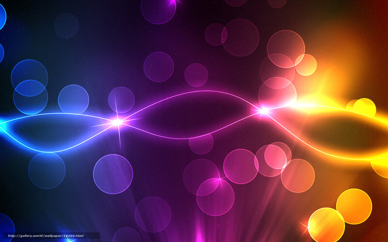 Colorful light wave abstract