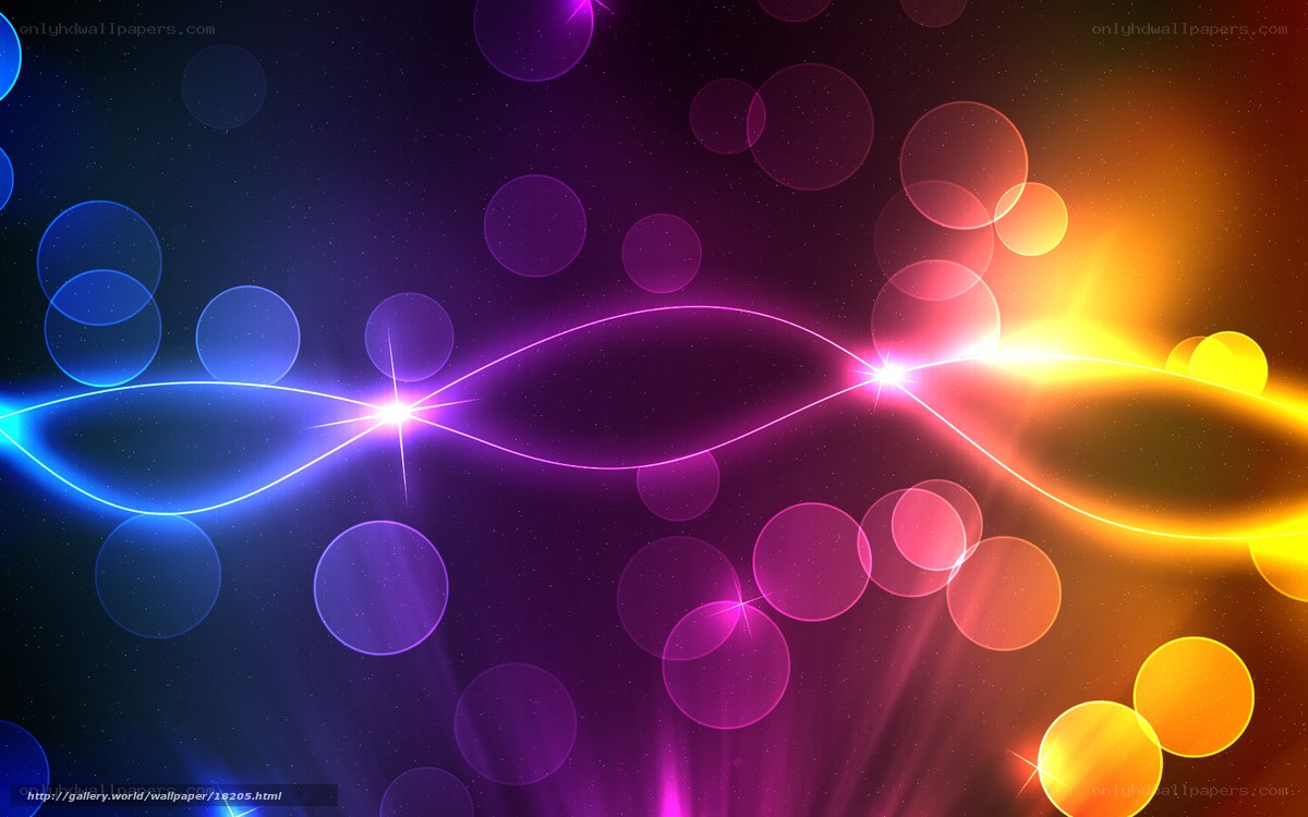 Colorful light wave abstract