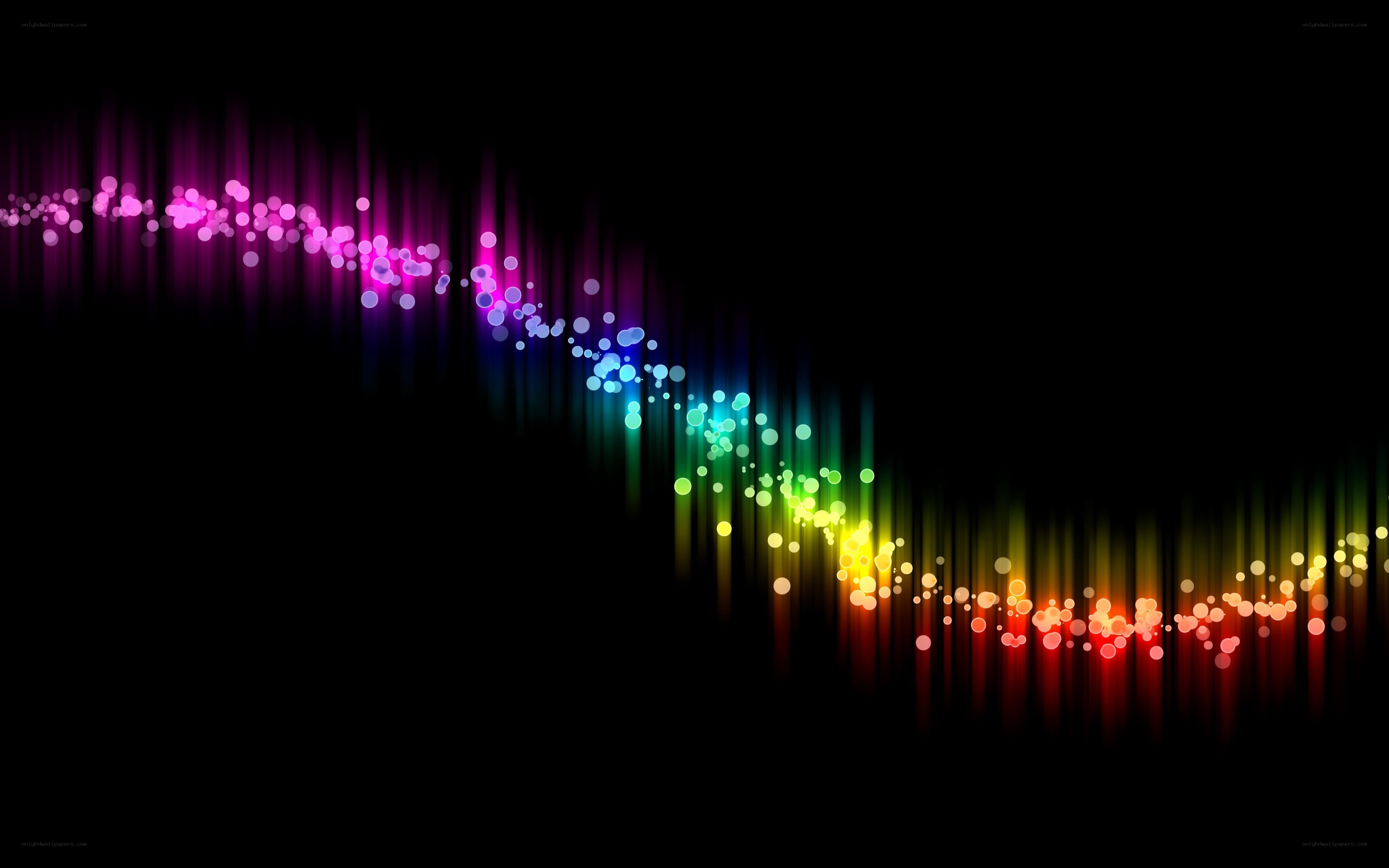 colorful light wave animation