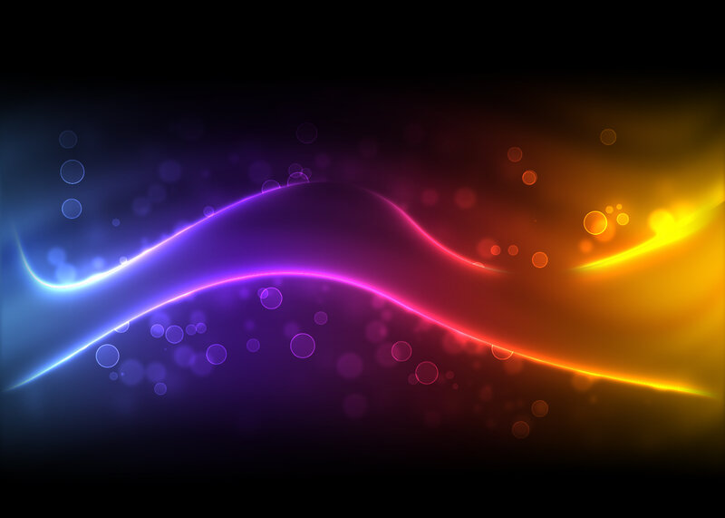 Colorful light wave background