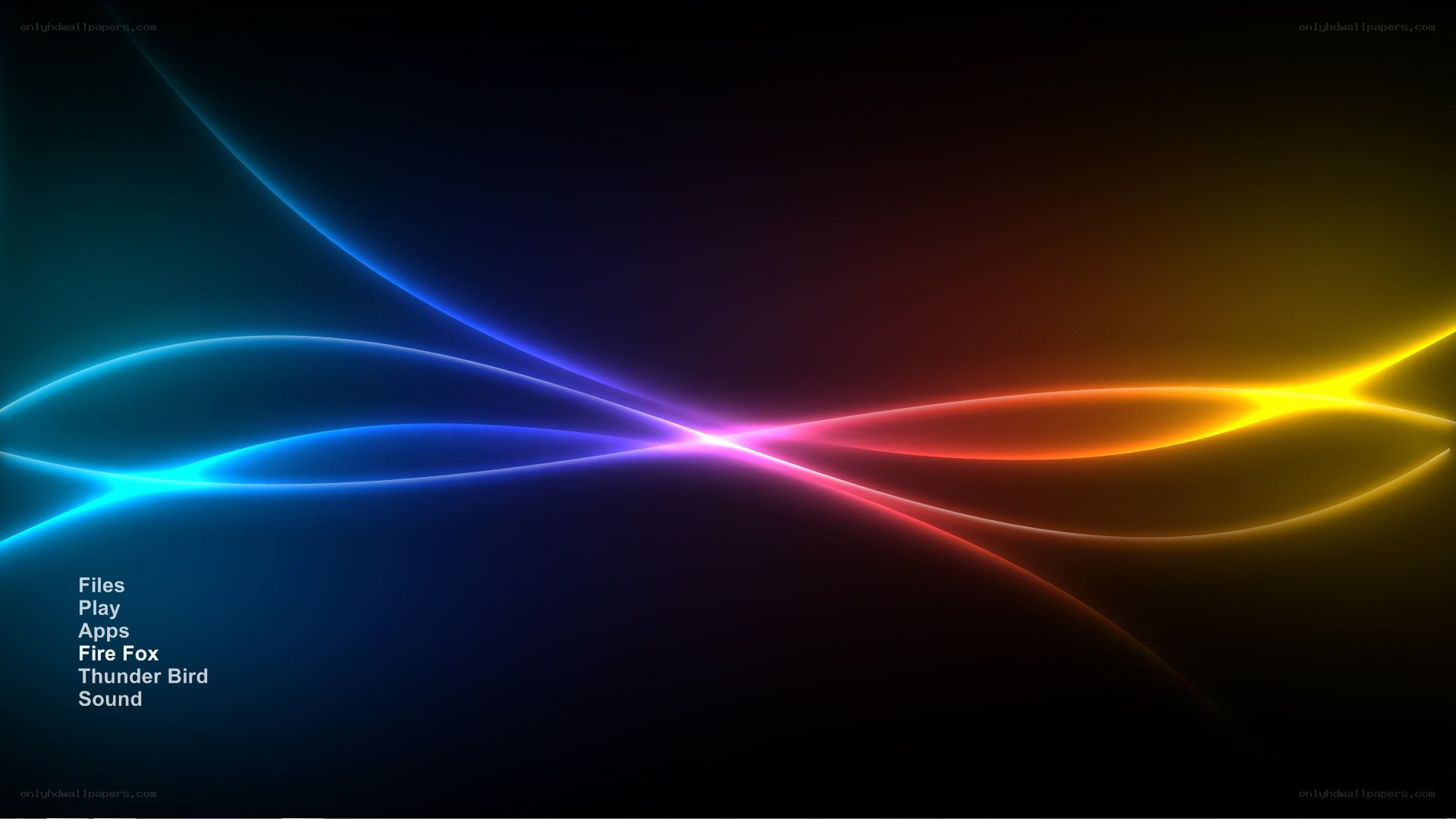 Colorful light wave background