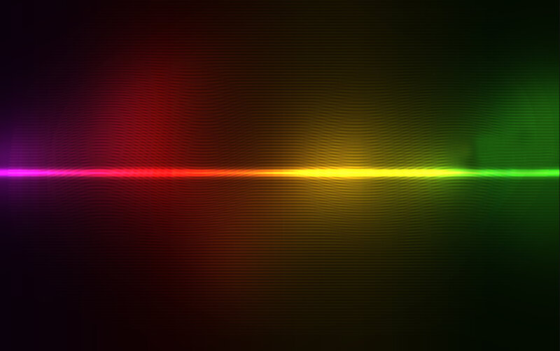 colorful light wave pattern
