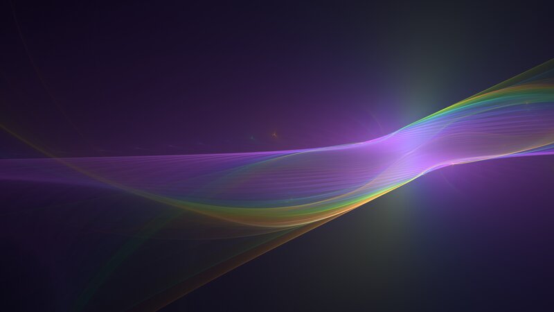Colorful Light Wave — Purple, Serene
